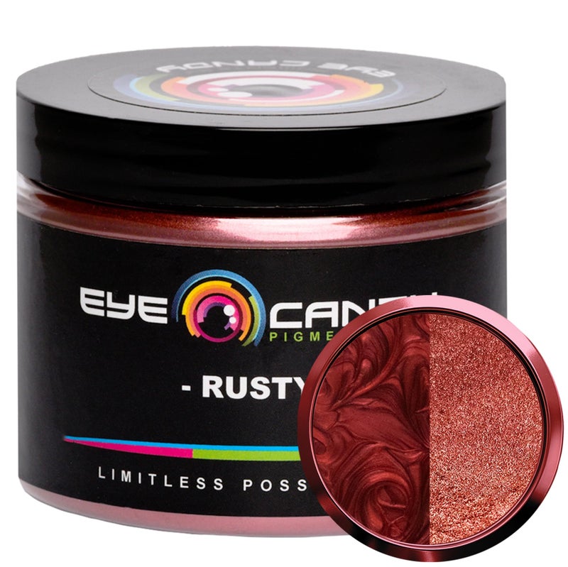 Eye Candy Premium Mica Powder Pigments | Multipurpose DIY Arts and Crafts Additive | Acrylic, Woodworking, Bath Bombs, Resin, Epoxy, Soap, Fishing Lures (Rusty) - Image 1